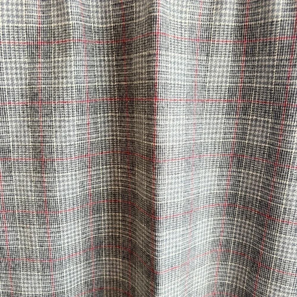 VTG Pendleton Plaid Wool Midi Skirt Womens 12P Lined Pleaded Pockets Made in USA